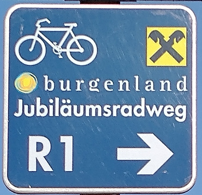 Radwegweiser Jubilaeums-Radweg