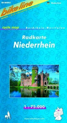 bikeline Niederrhein Radkarte