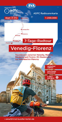 BVA Radtourenkarte Venedig - Florenz