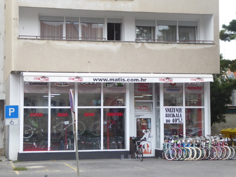 Kroatien Fahrradladen 