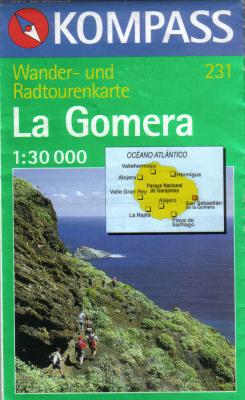 Kompass Radkarte La Gomera