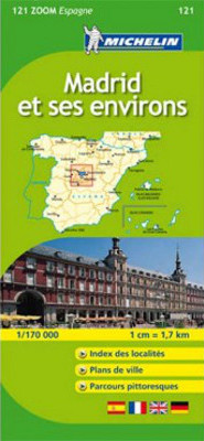 Michelin Zoomkarte Spanien Madrid