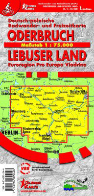 Radkarte Pietruska Oderbruch - Lebuser Land