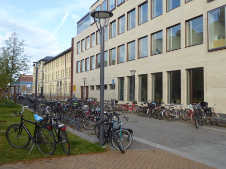 Fahrradparkplatz Kristianstad