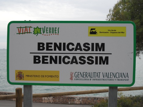 Via Verde Oropesa - Benicasim 16 Schild