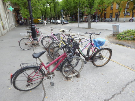 Fahrradparkplatz Subotica 2