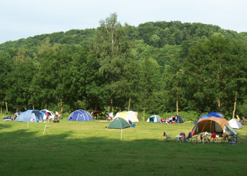 Zelten mit Fahrrad Camping Werra2